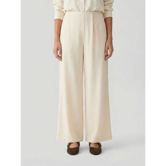 Alysi Pants Woman Ivory